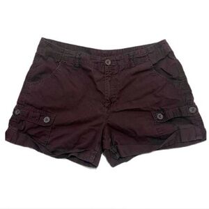 faded glory brown cargo shorts L